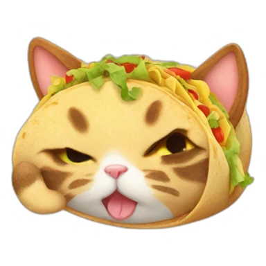 taco cat sticker