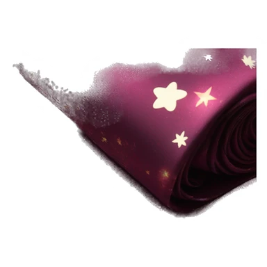 Dark nighttime stars Bohemian hippie fairy tie die flowers maroon iridescent holographic  sticker