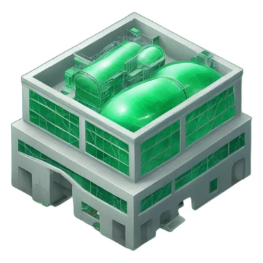 futurist emerald factory sticker