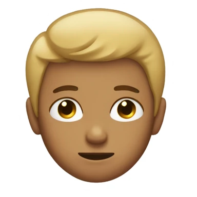 boy closed eyes fingers on temples sticker