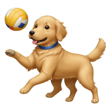 Dog volleyball coffee  sticker