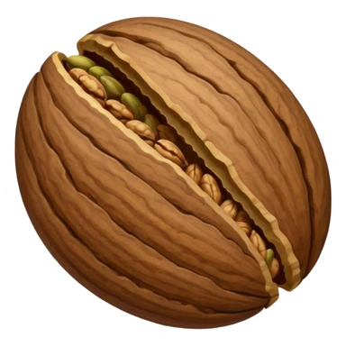 walnut seed of the tree of the genus Juglans sticker