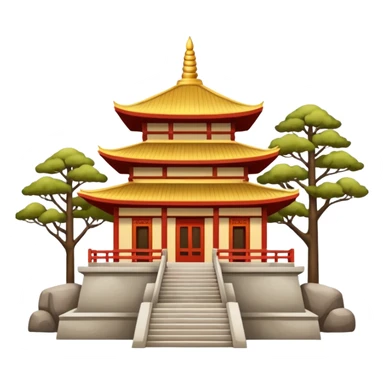 buddhist Temple visit sticker