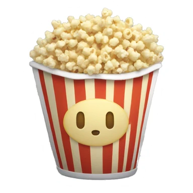 Popcorn bowl sticker