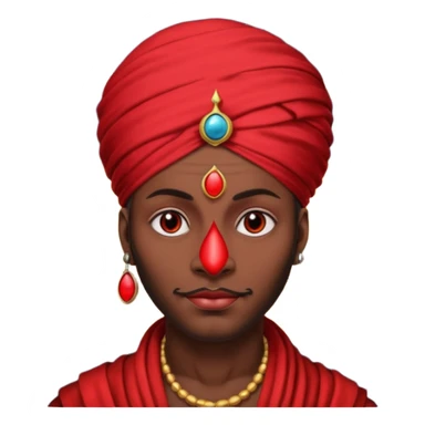 Pero solo con el planeta Saturno 🪐, un moro con turbante 👳🏾‍♂️ y la cara del diablo roja esta 👹 sticker