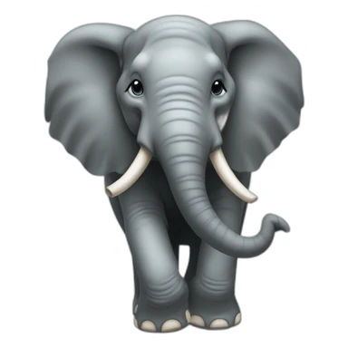 Éléphant barre de pooldance sticker