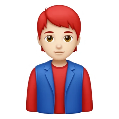 I love you in red white and blue sticker