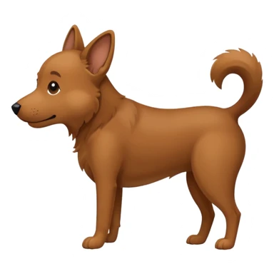 Dog itching butt sticker