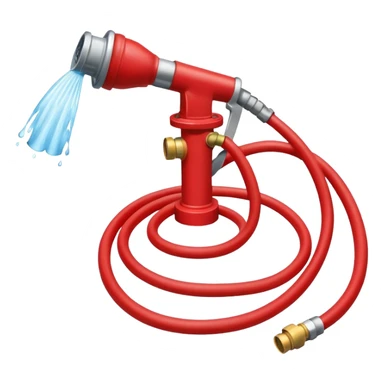 Working fire hose sticker