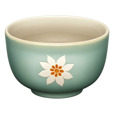 traditional chawan Japanese tea bowl sticker
