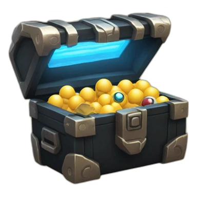 Pokemon Game LootCase Black Color Rich Treasure Legendary Epic Pokeballs and Pokemons Inside sticker