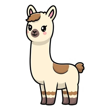 Minecraft llama sticker
