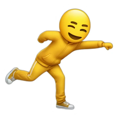 person who is dabbing sticker