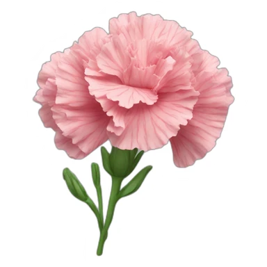 Carnation flowers sticker