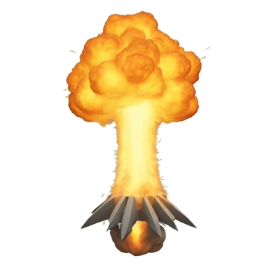 exploding vulcan sticker