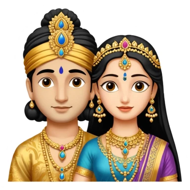 Radha krishna sticker
