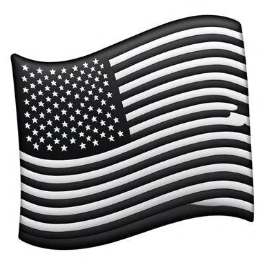 black american flag emoji sticker