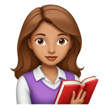 Woman holding a romance book sticker