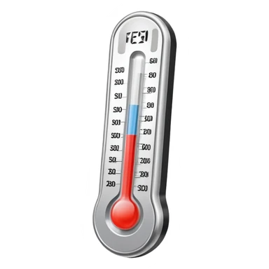 digital thermometer sticker