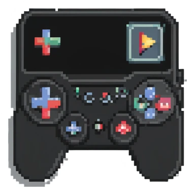 YouTube Gaming badge with controller and play button icon sticker