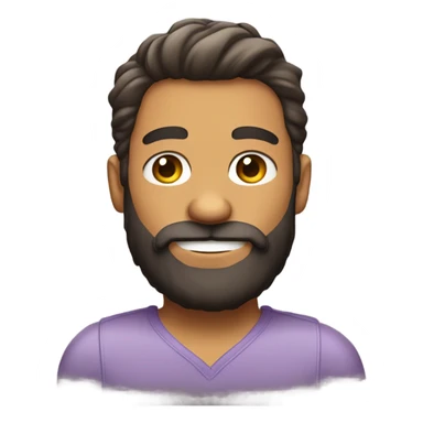 Gay hirsute man sticker