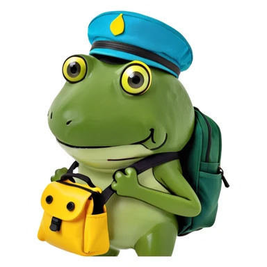 Baby bufo sticker