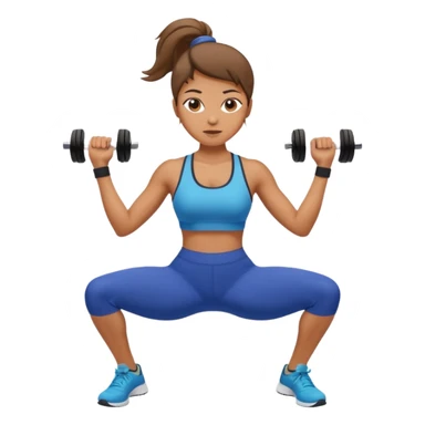 woman working out sticker