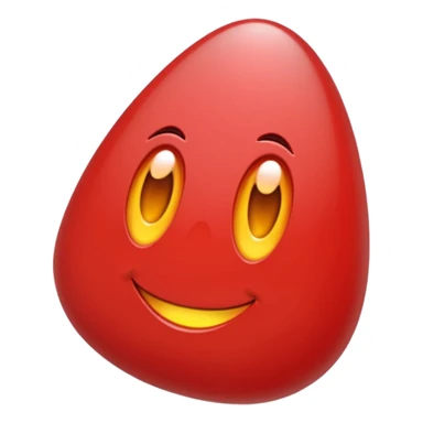 Emoji una piedra rubi  sticker