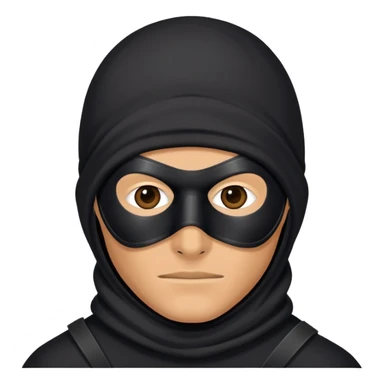Robber man sticker