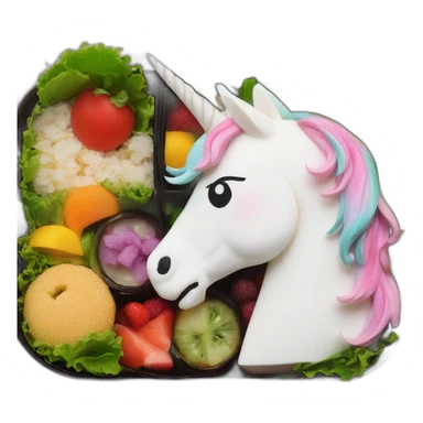 unicorn bento sticker