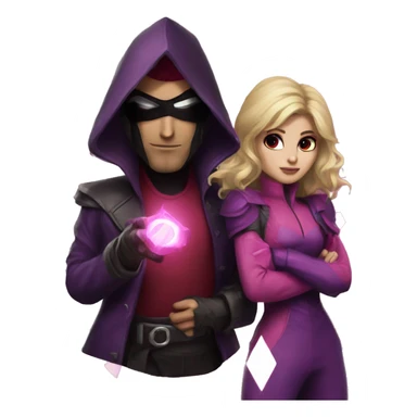 gambit and rouge sticker