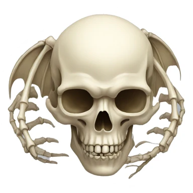 Boneknapper-Skeleton-Skull-dragon sticker