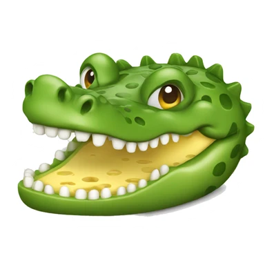 crocodile cheese sticker