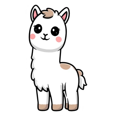 Minecraft llama sticker