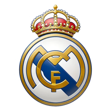 Real Madrid logo drawing  sticker