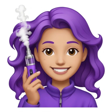 vape paars cute sticker