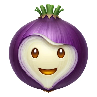 purple onion sticker