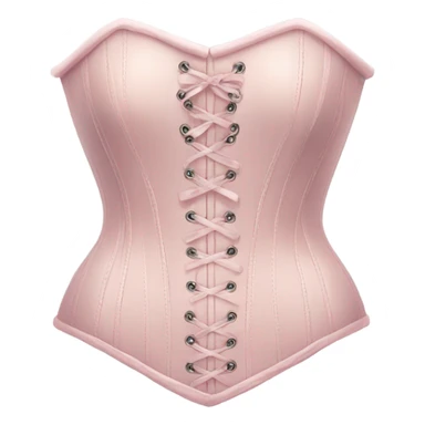 light pink small corset sticker