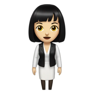 mia wallace sticker