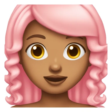 Pink coquette emojis sticker