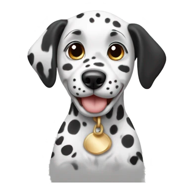 Dalmatian baby dog sticker