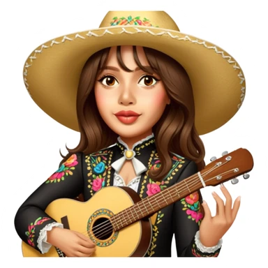 Mariachi Guitarist sticker