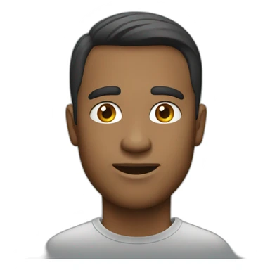 Man in polo T-shirt sticker