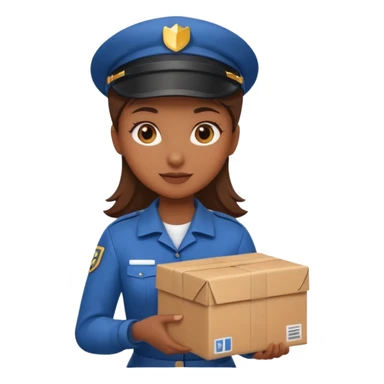 delivery girl sticker