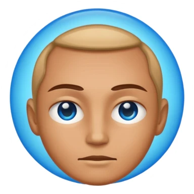 forhead with an indicator symbol in the center sticker