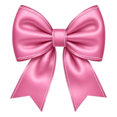 Pink cute bow sticker