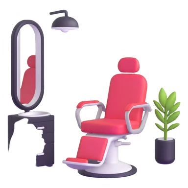 Salón de belleza con servicio de depilación sticker