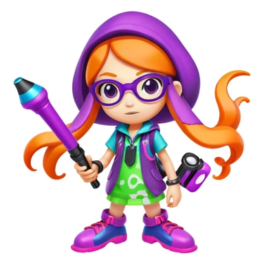 Splatoon character sticker