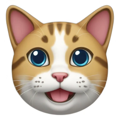 hawaiian cat sticker