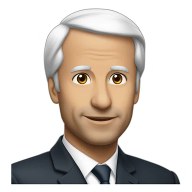 Mohamed 6-avec-macron sticker